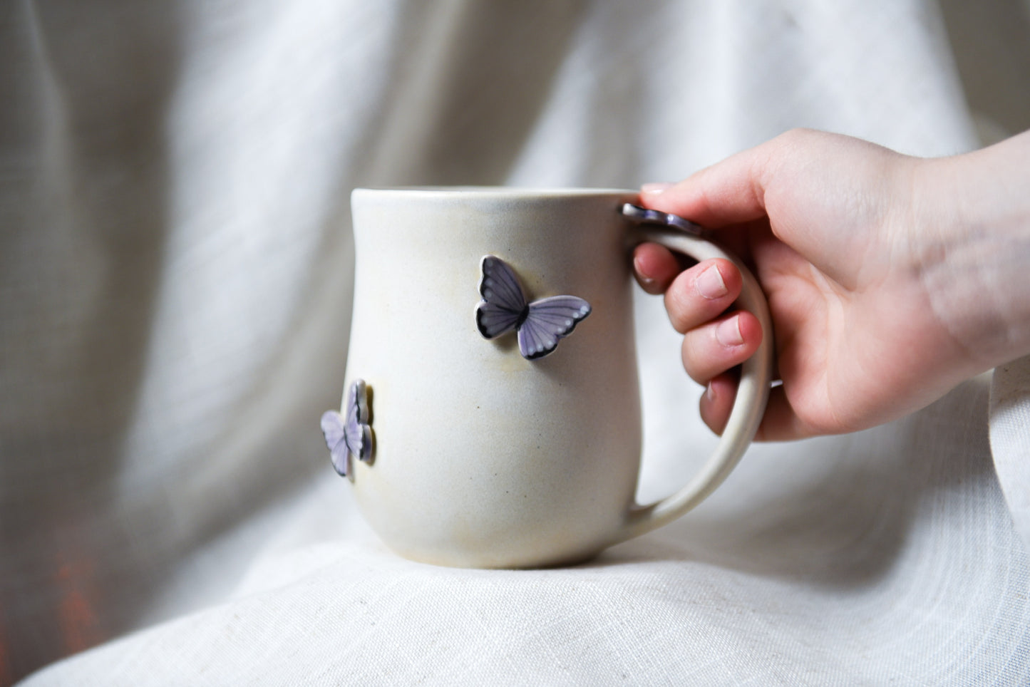 Butterfly Mug - Purple