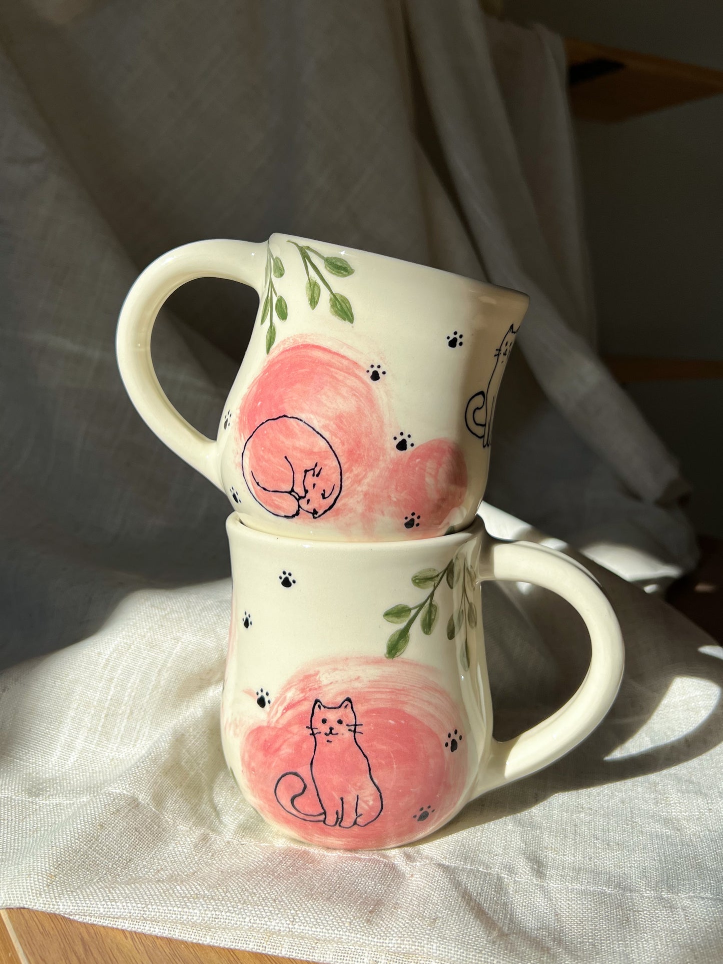 Kitty Mug - Pink