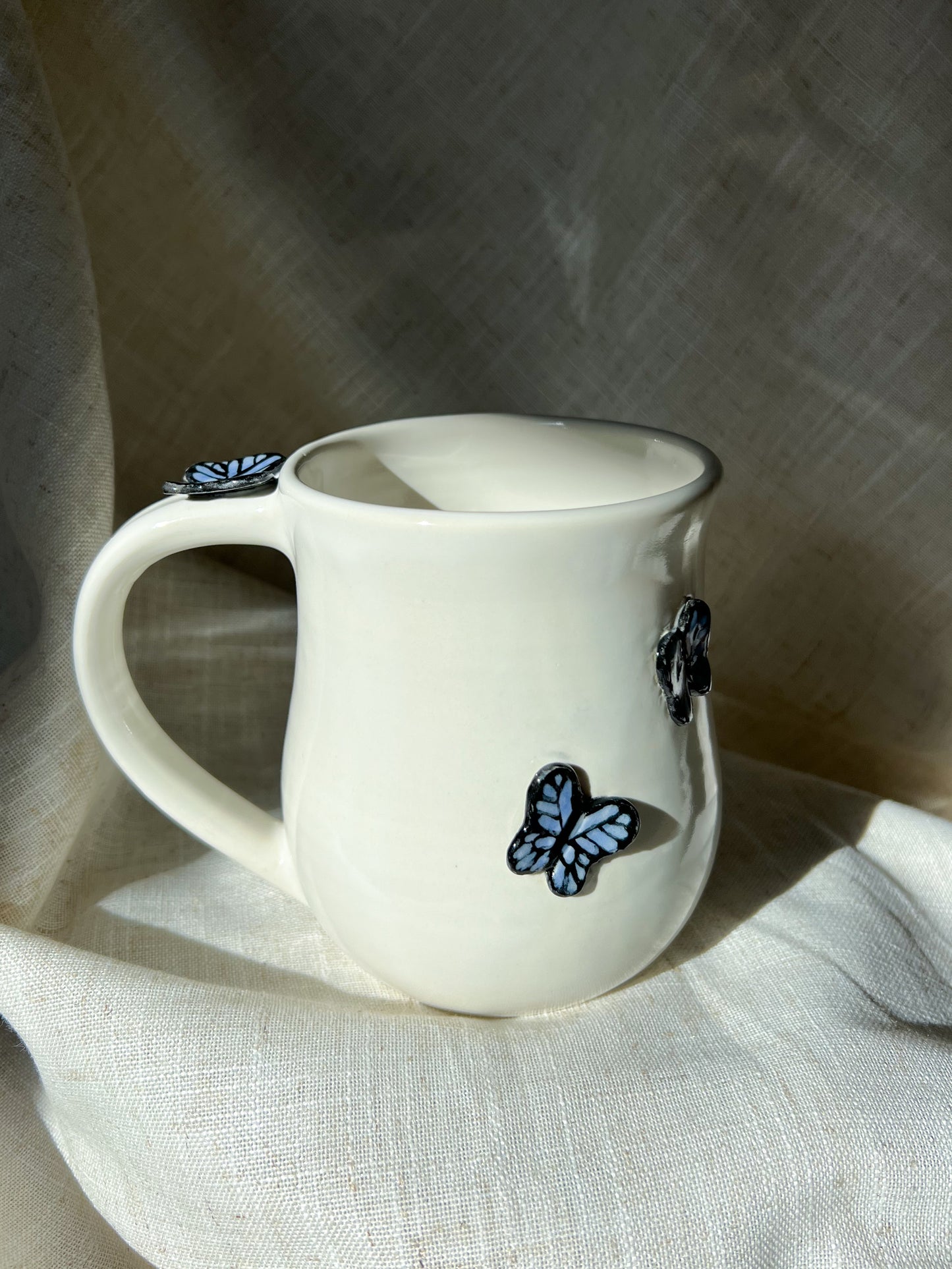 Blue Butterflies Mug