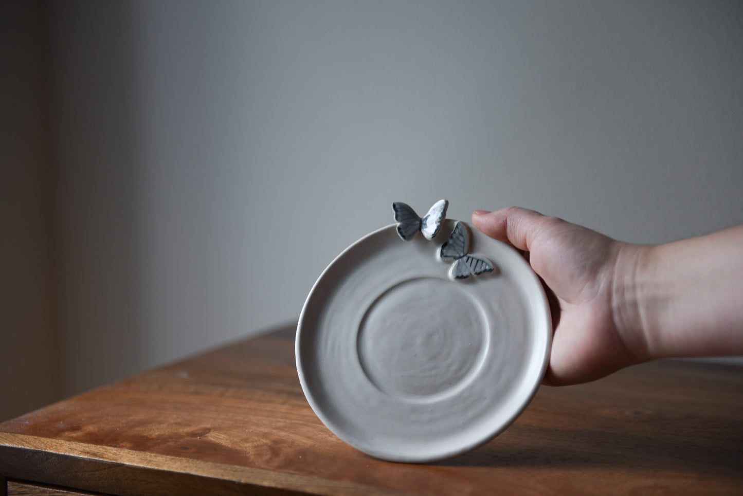 Butterfly plate - blue