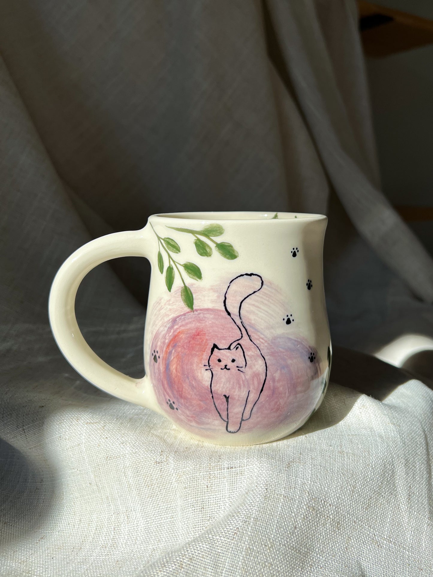 Kitty Mug - Purple