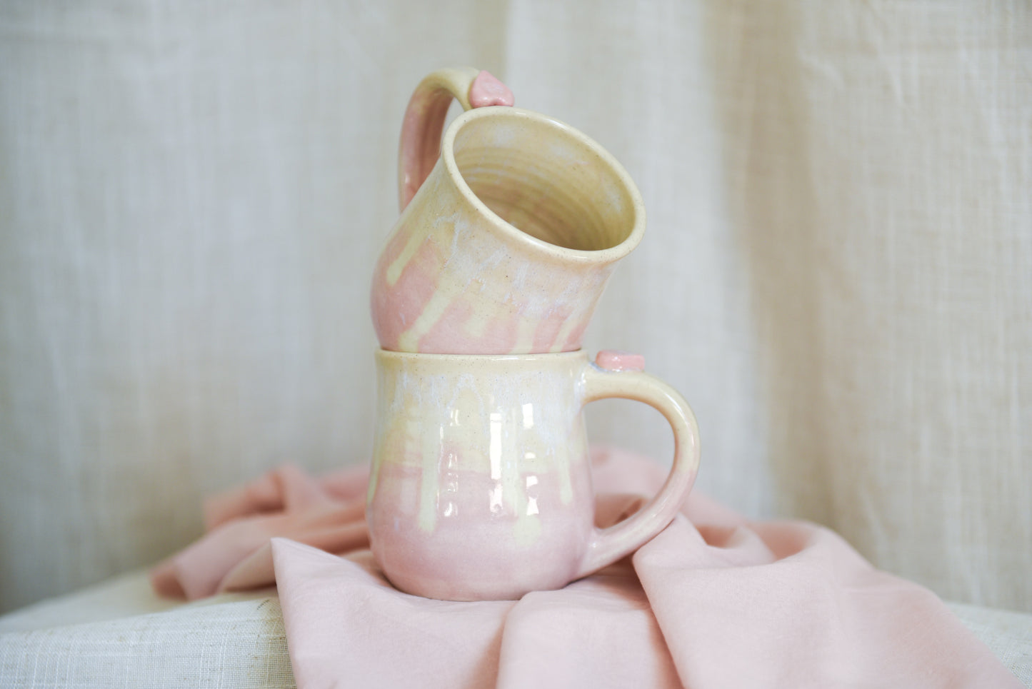 Pink Heart Mug