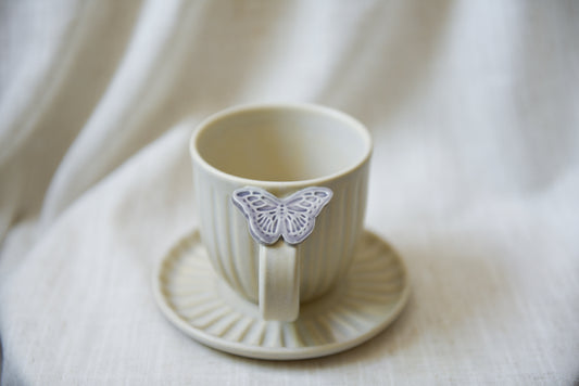 Butterfly Mug - lavender