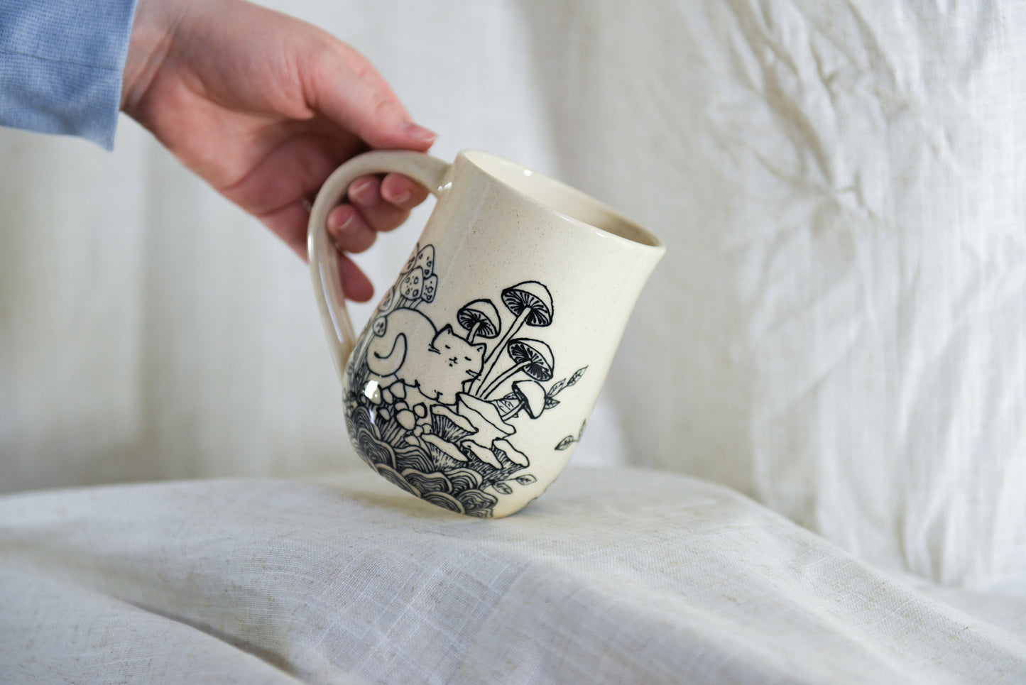 Cats and Mushrooms Mug