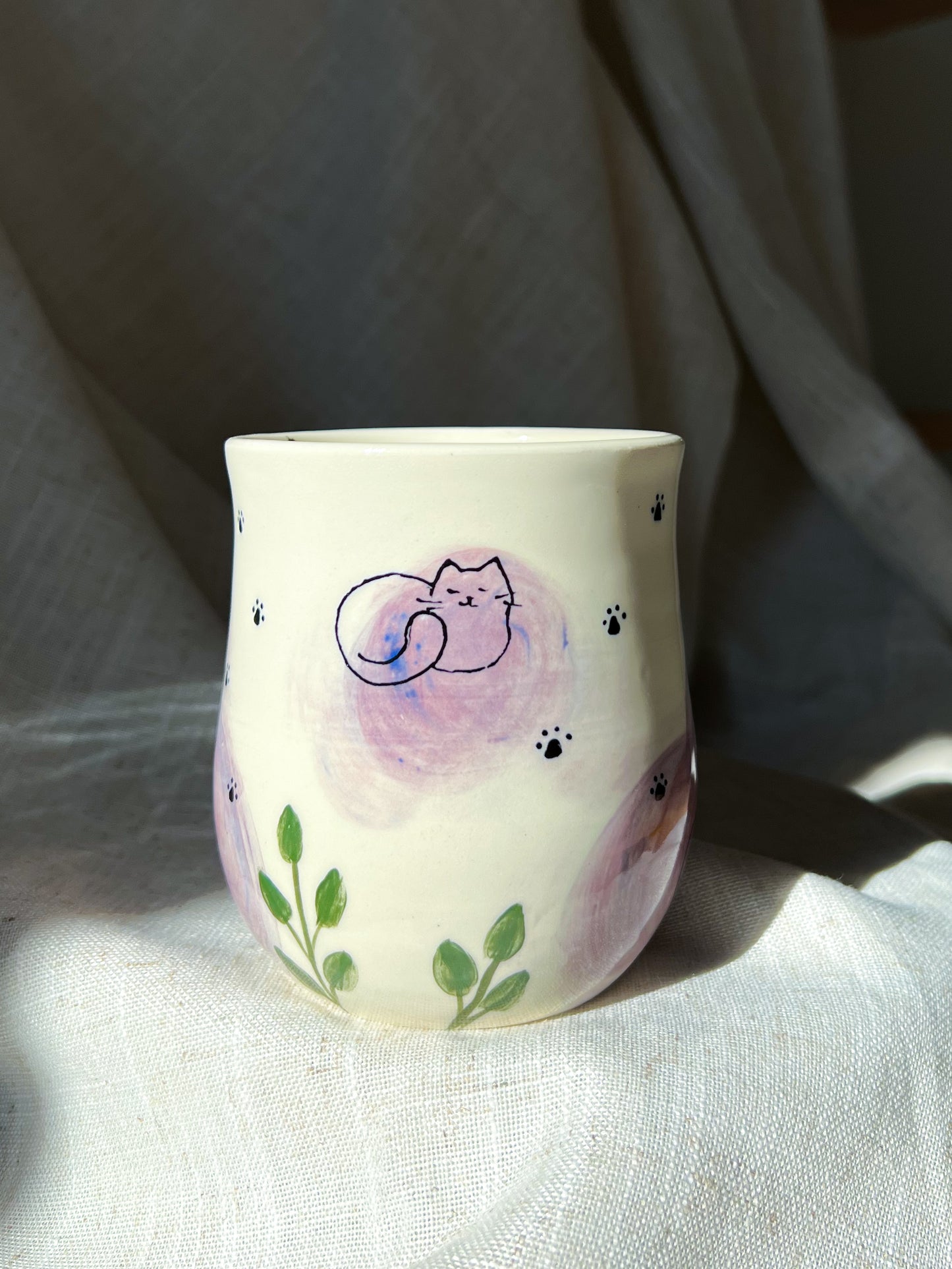 Kitty Mug - Purple