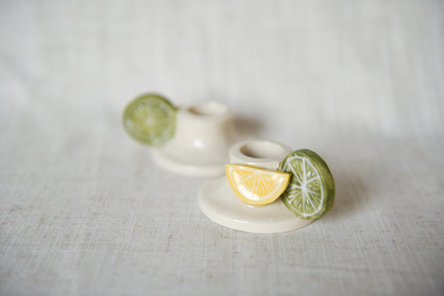 Lemon ‘n Lime candle holders