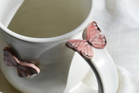 Butterfly Mug - Pink
