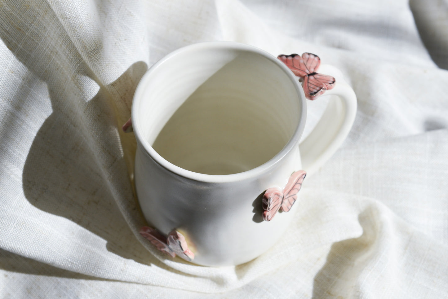 Butterfly Mug - Pink
