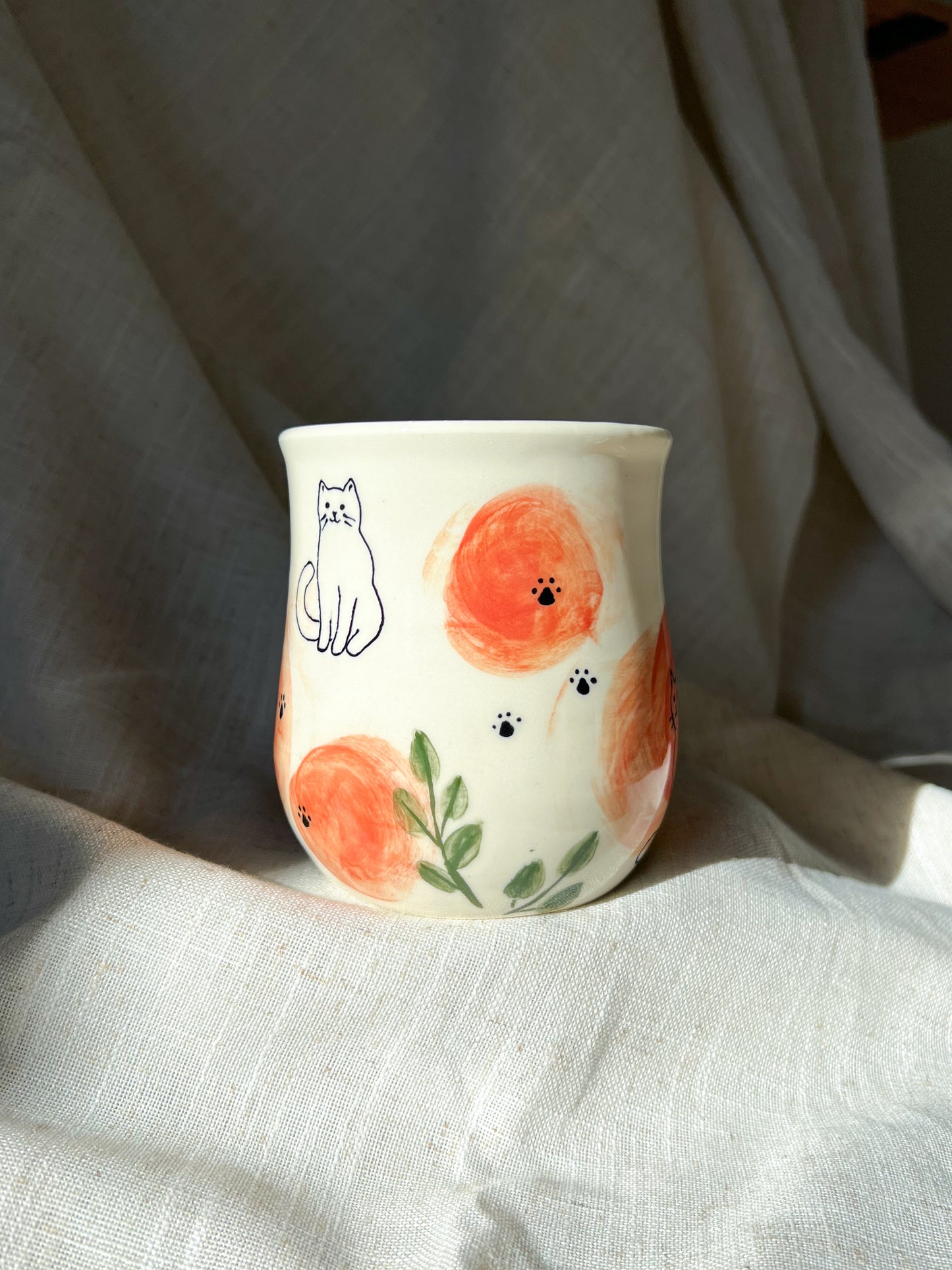 Kitty Mug - Orange