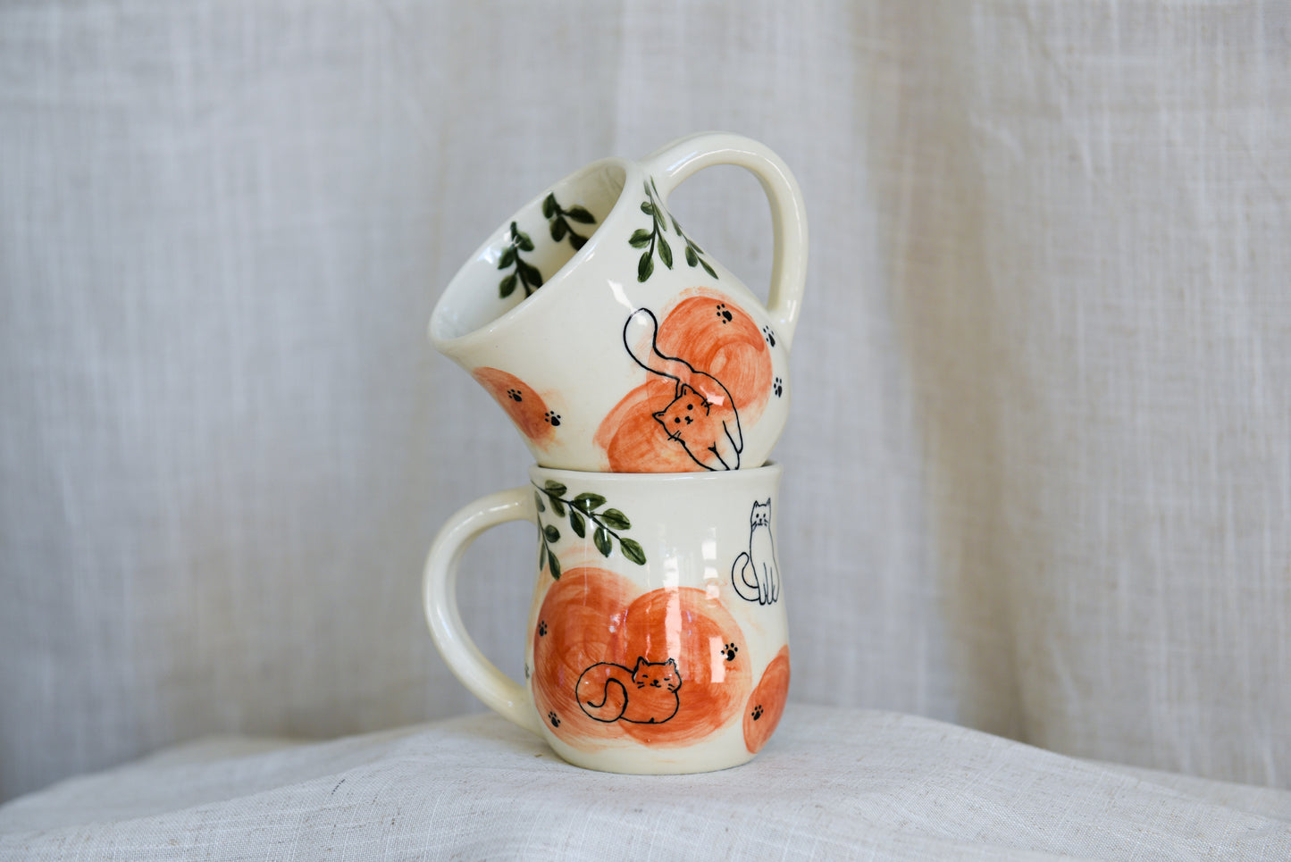 Kitty Mug - Orange