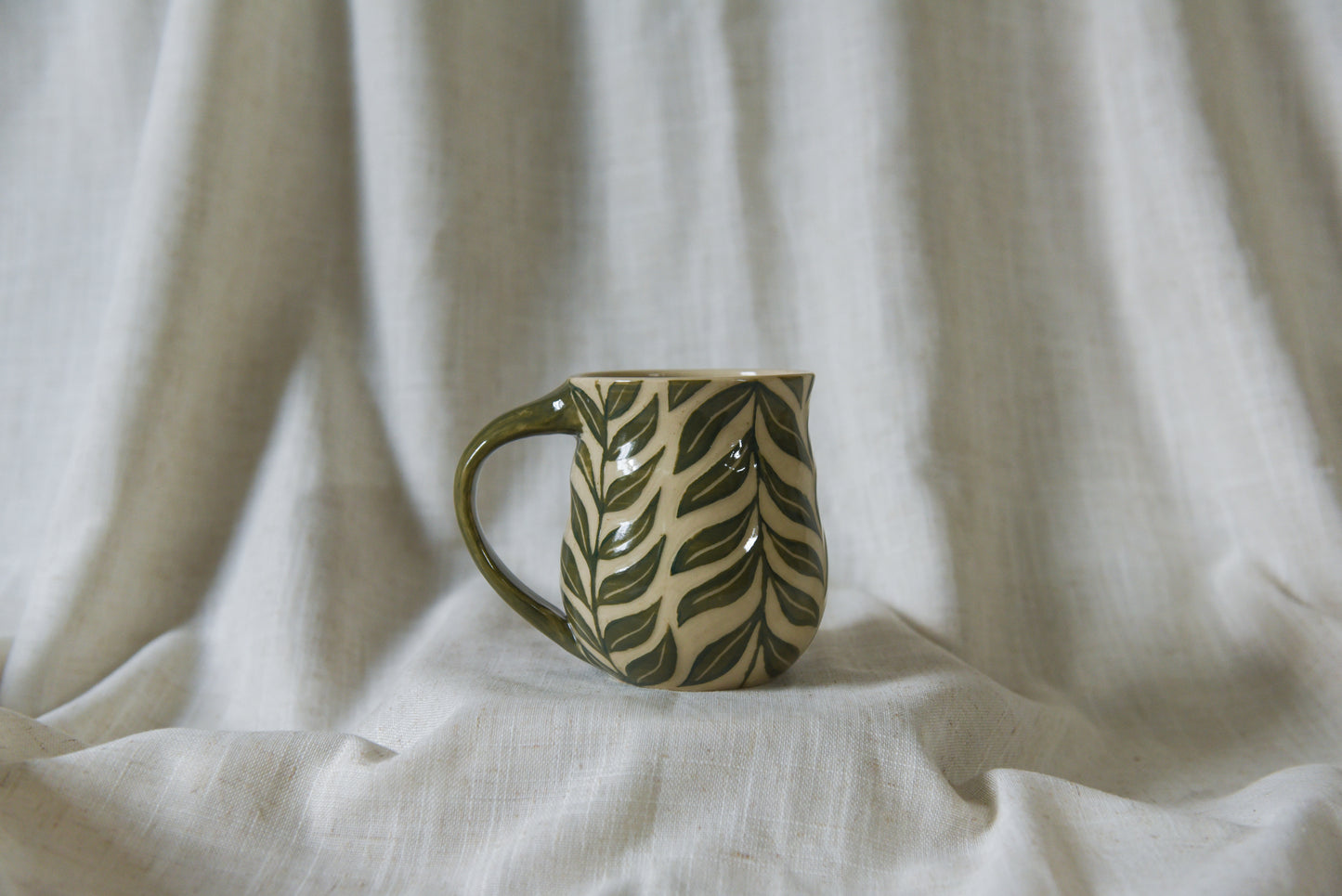 Green Leaves Mug