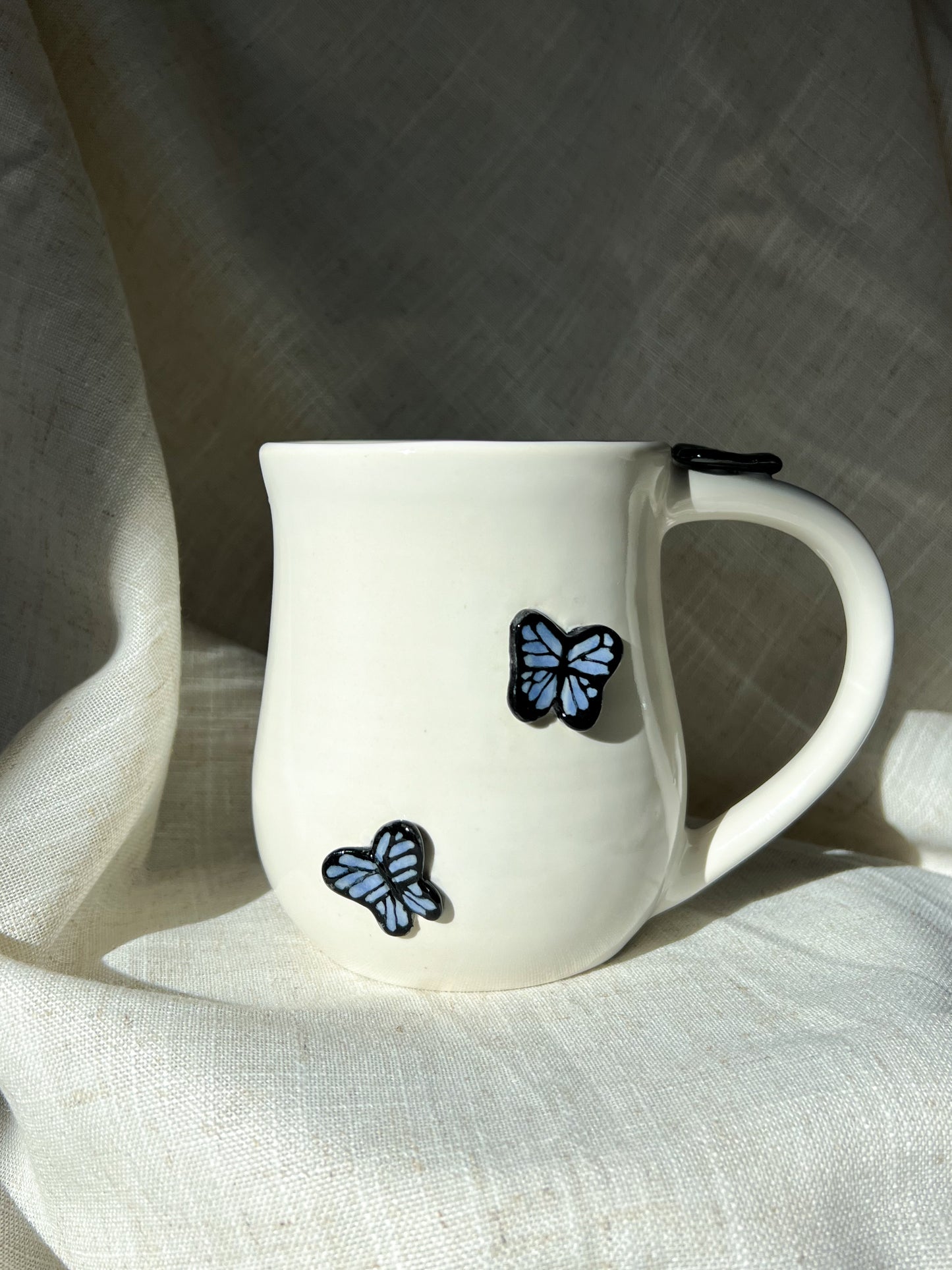 Blue Butterflies Mug